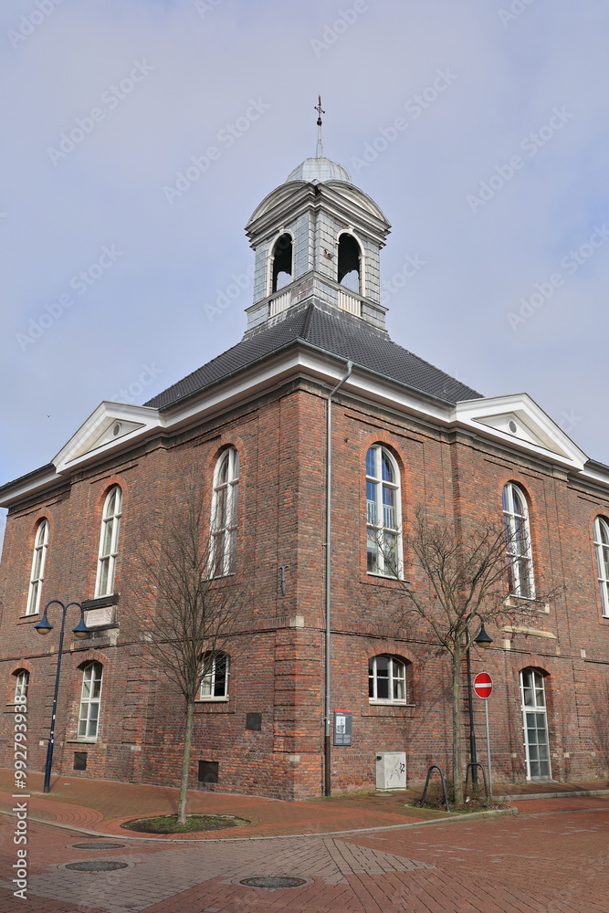 Obraz premium Historisches Gebäude in der Altstadt von Wesel in Nordrhein-Westfalen