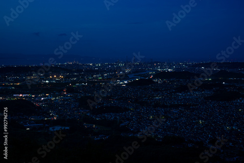 霊山からの夜景 大分