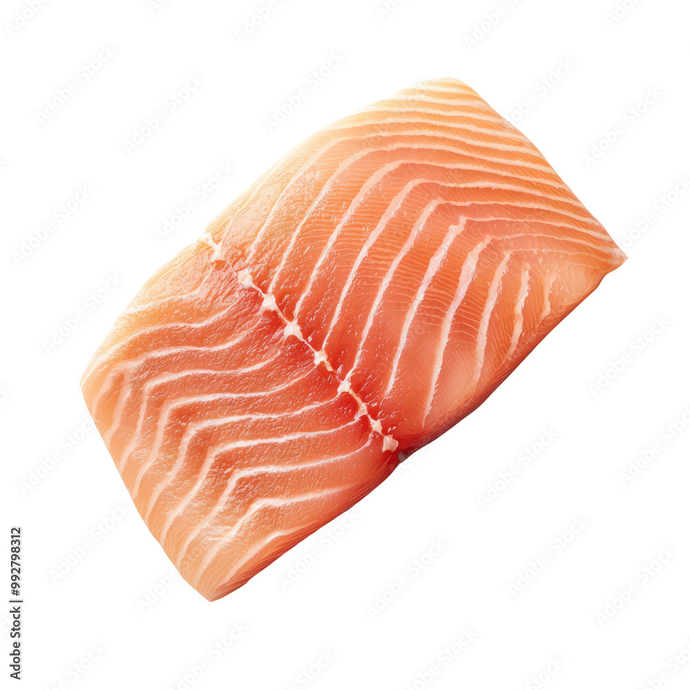 Fresh Raw Salmon Fillet Isolated on Transparent Background, Perfect for Culinary and Food Photography Fresh Raw Salmon Fillet Isolated on Transparent Background, Perfect for Culinary and Food Photography