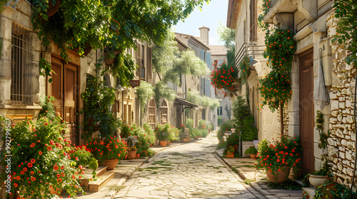 Beautiful old town of Provence