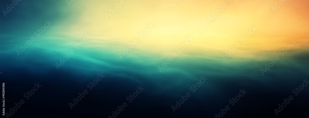 Fototapeta premium A gradient background with a green and blue color