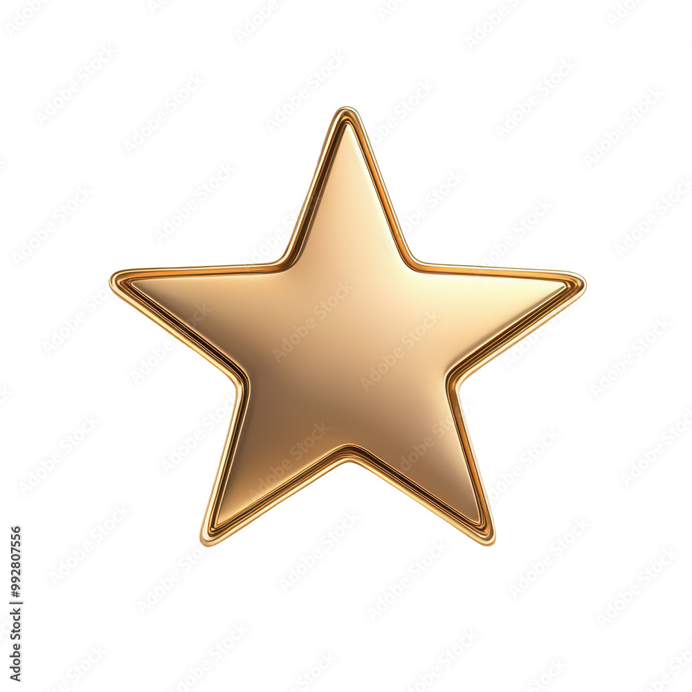 Shiny Golden Star Isolated on Transparent Background - Perfect for Awards, Achievements, and Celebrations Shiny Golden Star Isolated on Transparent Background - Perfect for Awards, Achievements, and Celebrations