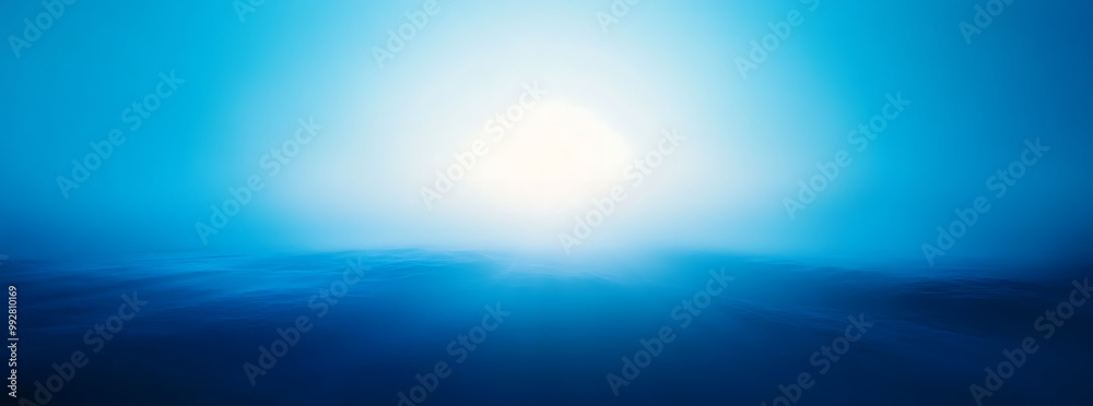 Obraz premium A gradient of deep blue to light blue