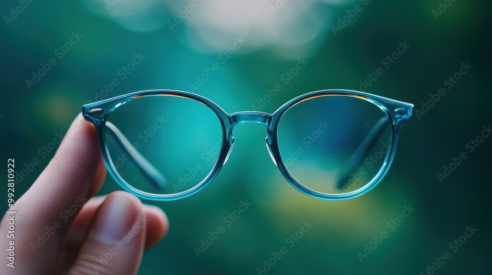 A close up of a hand holding a pair of glasses, symbolizing the importance of vision care. A close up of a hand holding a pair of glasses, symbolizing the importance of vision care.