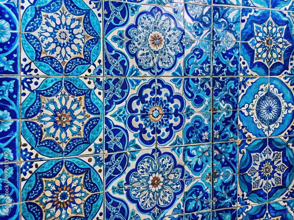 Elegant Blue Patterned Tiles for Interior Design and Home Decor Inspiration or Architectural Styles Elegant Blue Patterned Tiles for Interior Design and Home Decor Inspiration or Architectural Styles