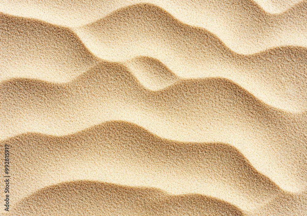 Aerial view of wavy sand texture forming beautiful natural pattern Aerial view of wavy sand texture forming beautiful natural pattern