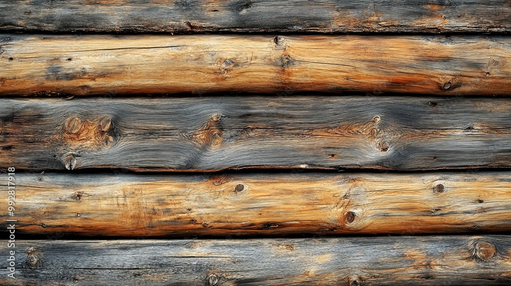 Close-Up of Weathered Wooden Planks Close-Up of Weathered Wooden Planks