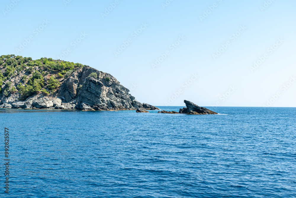 Obraz premium Beautiful landscape from Thassos, Greece