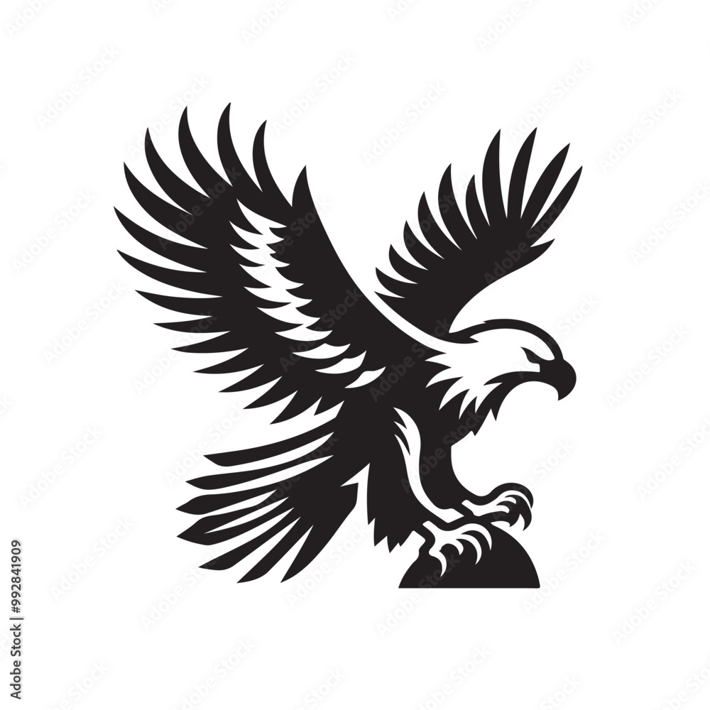Silhouette of an eagle, silhouette of a flying bird., vector eagles collection Silhouette of an eagle, silhouette of a flying bird., vector eagles collection