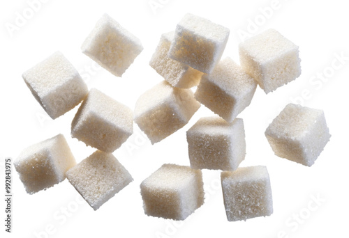 floating sugar cubes png