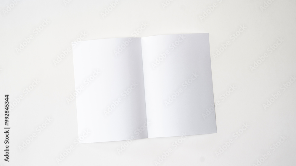 Top view of a blank a4 paper Top view of a blank a4 paper
