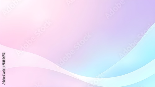 A serene blend of gentle pastel colors flowing seamlessly.