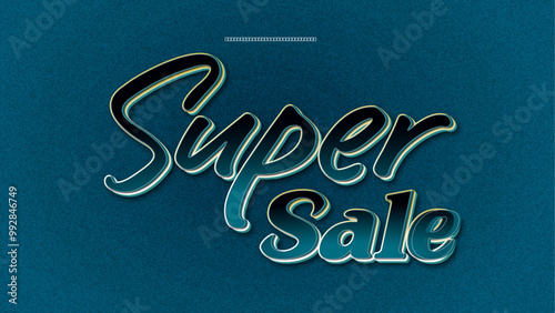 super sale text effect