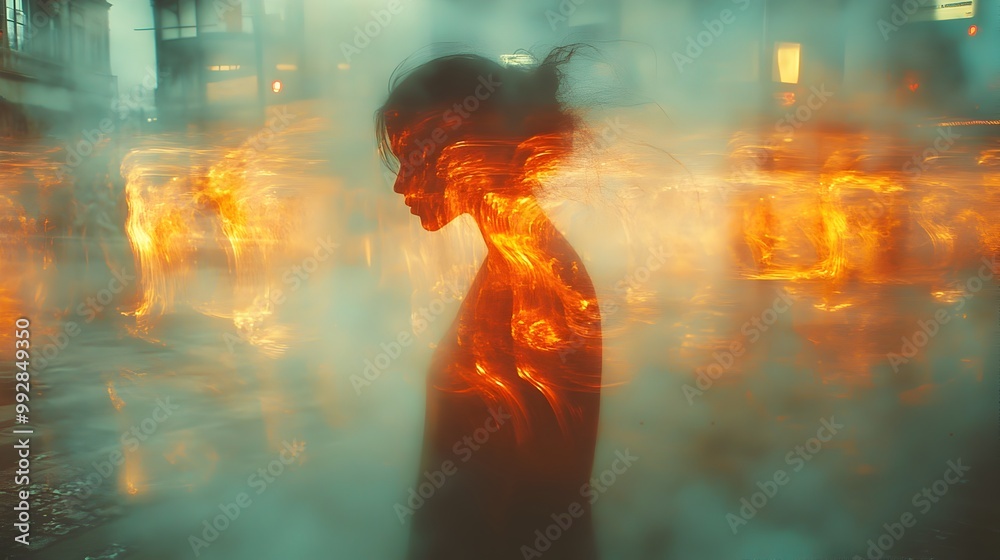 Blurred Abstraction of Experimental Workspace with Fluid Shapes and Subdued Tones Blurred Abstraction of Experimental Workspace with Fluid Shapes and Subdued Tones