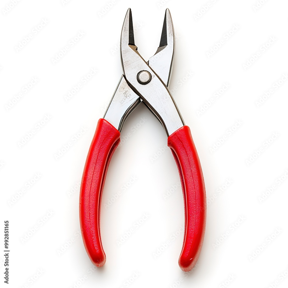 Basic hand tools, Bent-Nose Pliers, isolated on white background Basic hand tools, Bent-Nose Pliers, isolated on white background