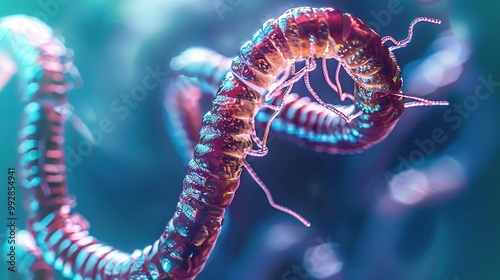 Understanding Intestinal Roundworm: A Detailed Look at a Common Parasitic Worm. Insights into Health Impact and Prevention photo