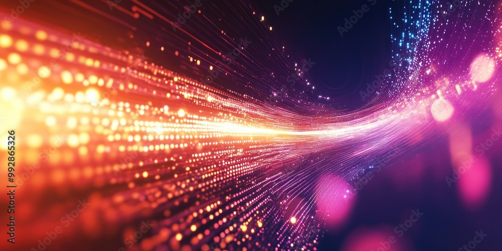 Abstract Light Technology Background in Raster Format Abstract Light Technology Background in Raster Format