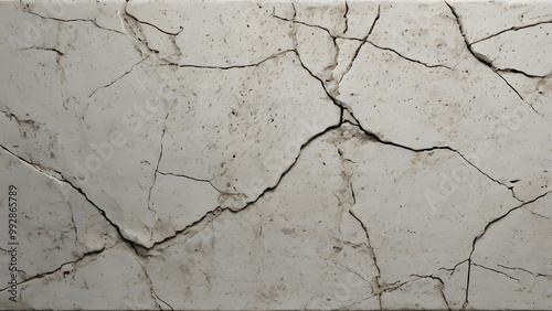 Old concrete wall with a textured, grunge finish in shades of beige and grey, perfect for a vintage backdrop or design element
