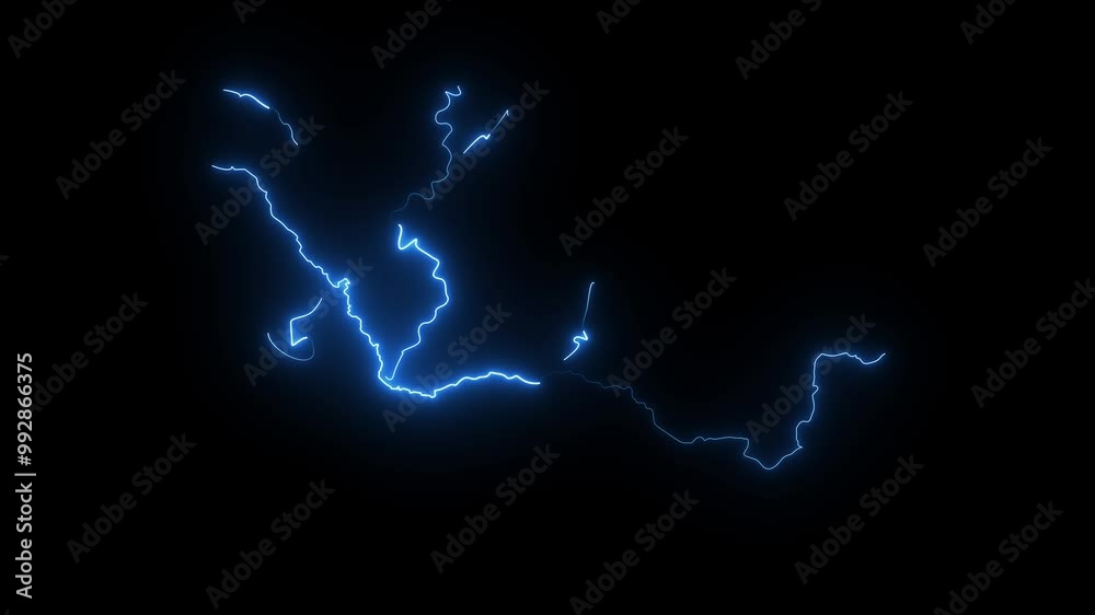 Beautiful Lightning Strikes at Night in Lugano, Switzerland. Beautiful Lightning Strikes at Night in Lugano, Switzerland.