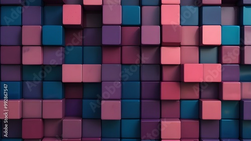 abstract background of squares