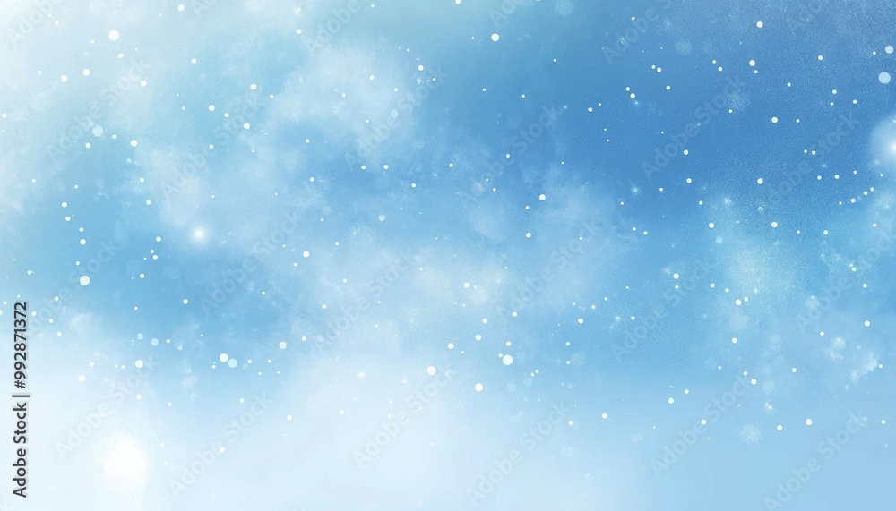 Light blue 2D cartoon template featuring starry sky Blurred abstract background with gradient creates an ideal design for advertisements posters and banners Light blue 2D cartoon template featuring starry sky Blurred abstract background with gradient creates an ideal design for advertisements posters and banners