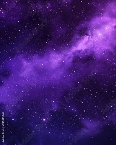 Wallpaper Mural Dark purple 2D cartoon design featuring a starry night sky Blurred abstract backdrop with a gradient ideal for creating cosmic themed backgrounds Torontodigital.ca