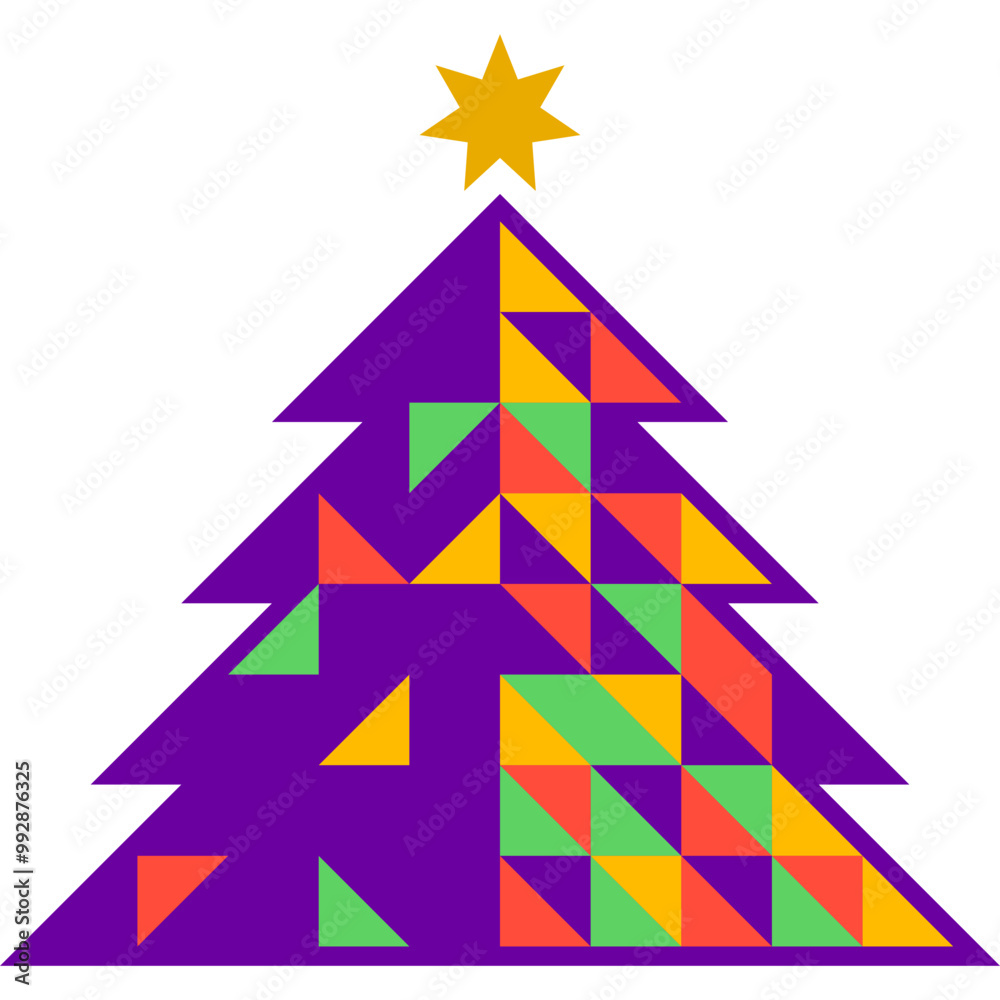 Geometric Christmas Tree Geometric Christmas Tree