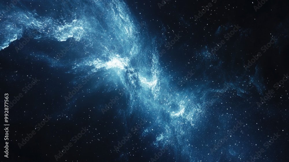 Fototapeta premium Fragment of an endless starry sky in the cosmos