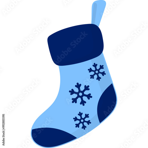 Winter Sock Illustration
