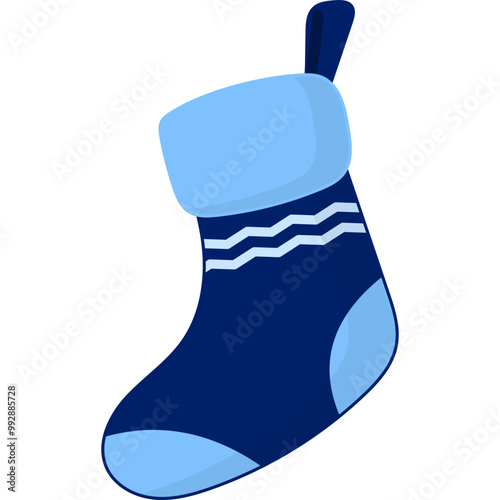 Winter Sock Illustration
