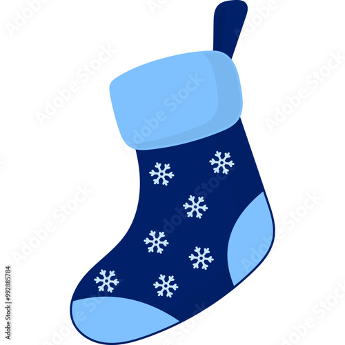 Winter Sock Illustration