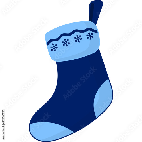 Winter Sock Illustration