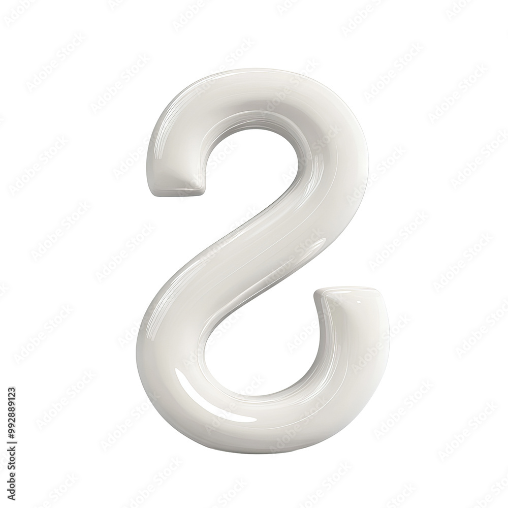 Stylish white question mark on a transparent background, Transparent Background Stylish white question mark on a transparent background, Transparent Background