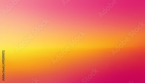 Orange pink gradient background. Pink and yellow sunset color