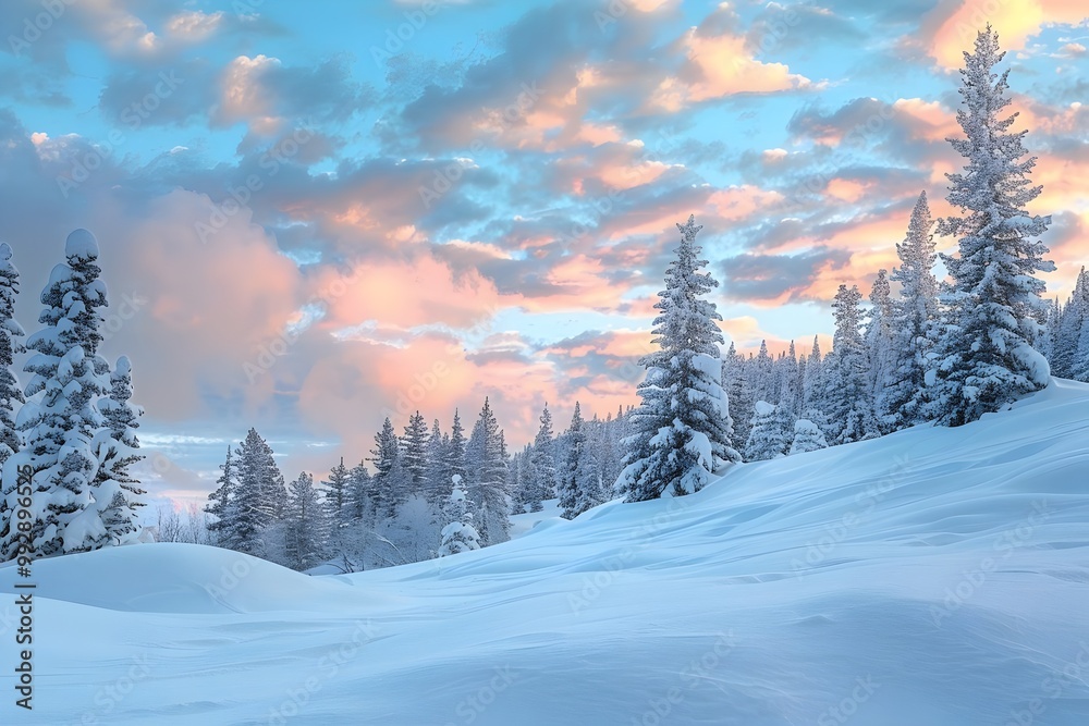 Fantastic winter landscape with snowy trees. Carpathian mountains, Ukraine, Europe. Christmas holiday concept
Fantastic winter landscape with snowy trees. Carpathian mountains, Ukraine, Europe. Christmas holiday concept