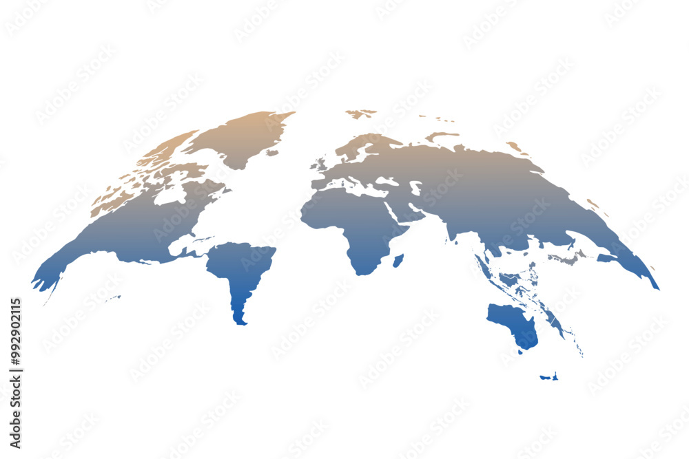 Global world map vector icon isolated on white background. Earth planet illustration. Flat globe pictogram. Global world map vector icon isolated on white background. Earth planet illustration. Flat globe pictogram.