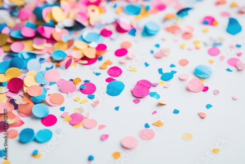 Lively confetti background for party vibes and celebrations