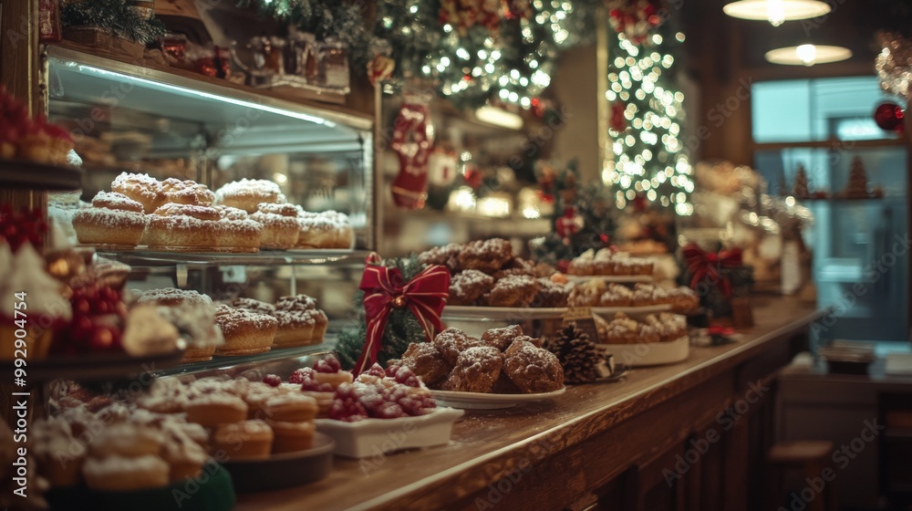 Christmas Bakery Display Christmas Bakery Display