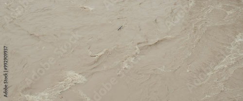 River floods high water debris global warming climate change top down