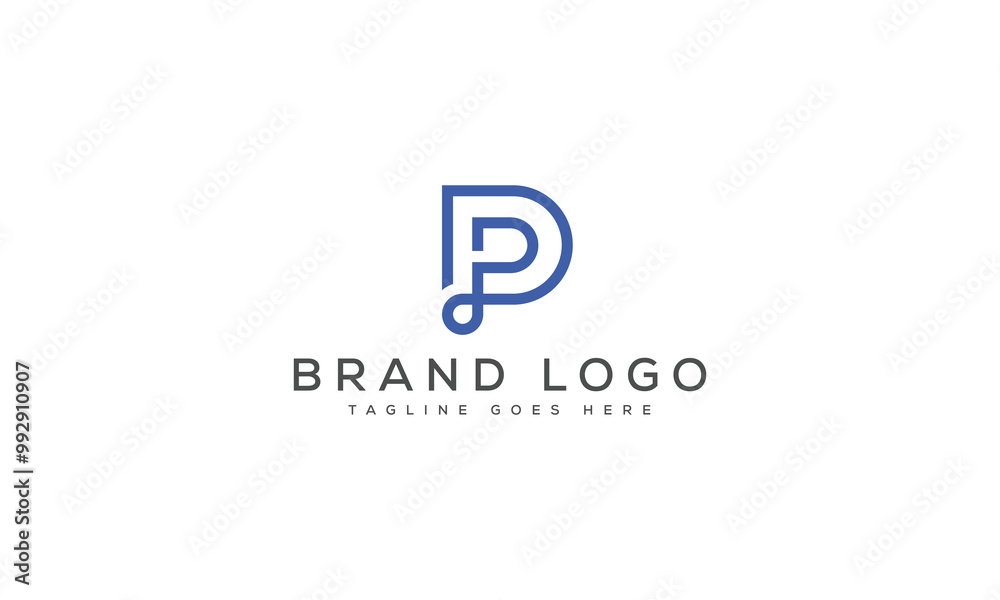 letter P logo design vector template design for brand. letter P logo design vector template design for brand.