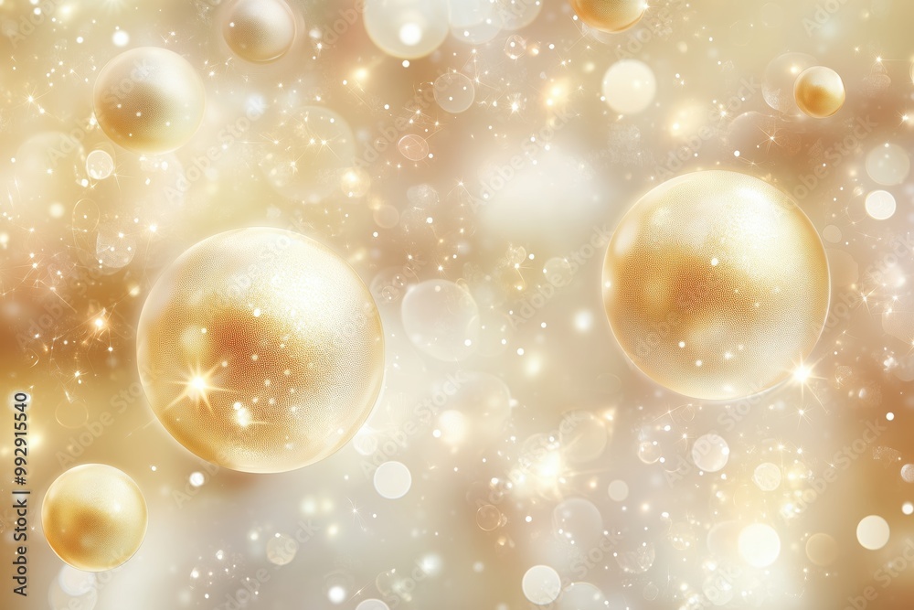 Warm, creamy bokeh light creating a serene atmosphere Warm, creamy bokeh light creating a serene atmosphere