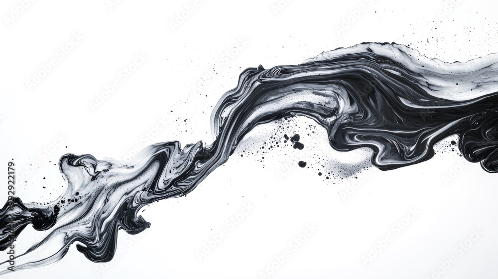 A black-and-white flowing painting depicting a wave with drops and splashes. The painting is abstract, there is movement and energy in it. A unique backdrop. A cosmic nebula A black-and-white flowing painting depicting a wave with drops and splashes. The painting is abstract, there is movement and energy in it. A unique backdrop. A cosmic nebula