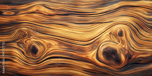 Rich Swirling Wooden Patterns