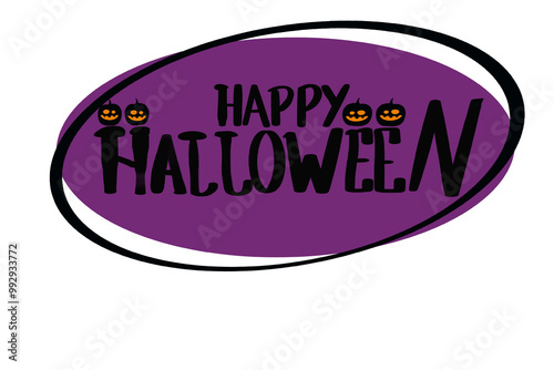 png Halloween  stickers vintage purple 