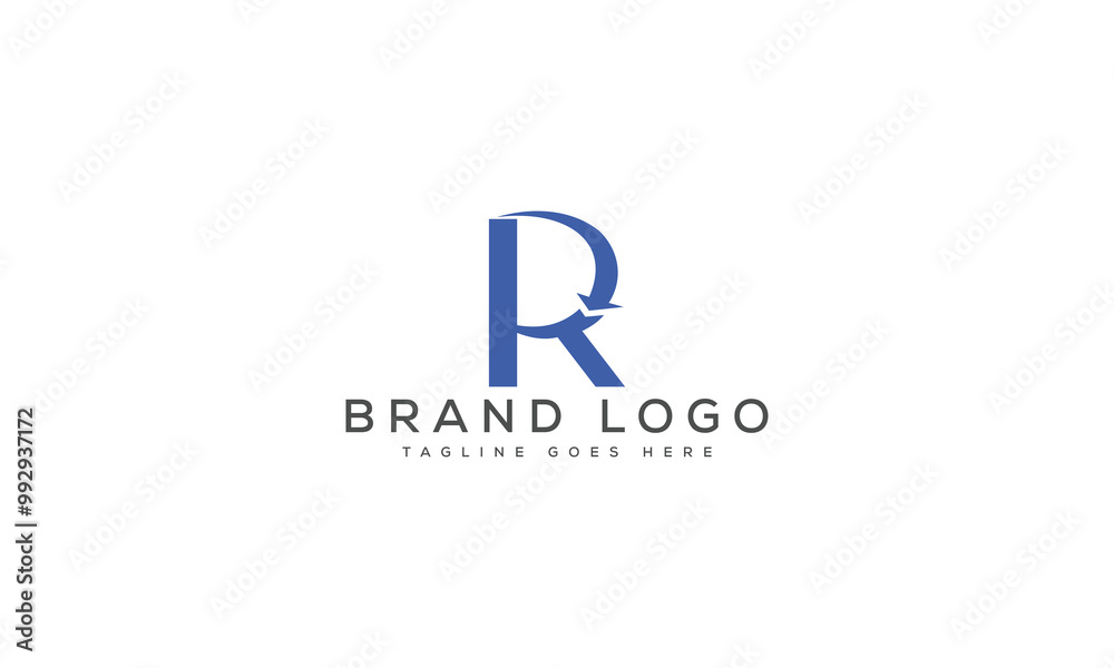 letter R logo design vector template design for brand. letter R logo design vector template design for brand.