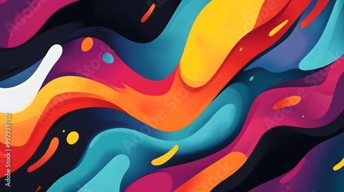 Vector abstract graphic design Banner Pattern background template.