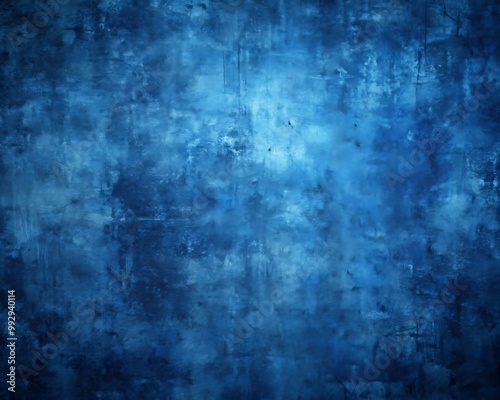 Blue grunge background, Wallpaper, Photo or Texture for post banner. Ai Gegerated