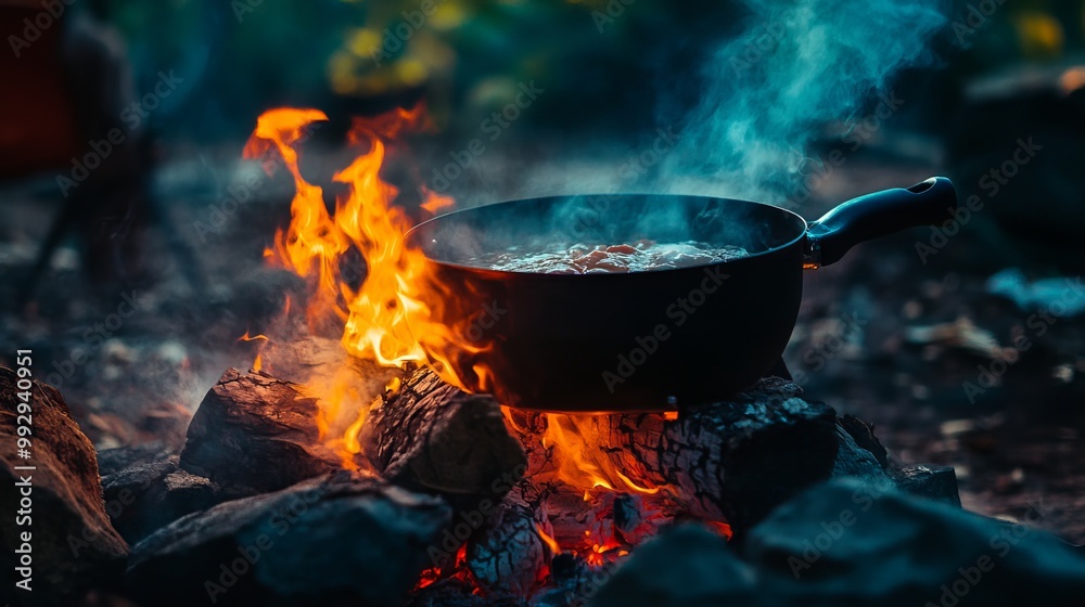 Prepare a meal by utilizing a cooking vessel. Prepare a meal by utilizing a cooking vessel.