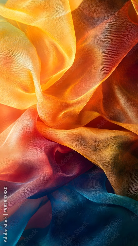 Obraz premium elegant chiffon fabric background