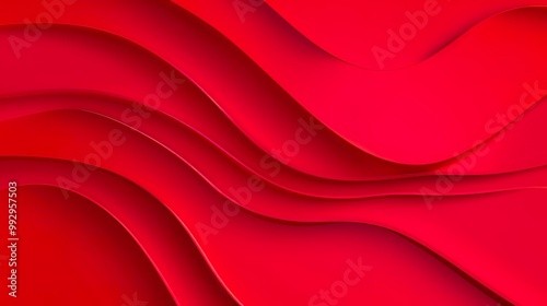 Red_minimalist_curved_rectangular_background